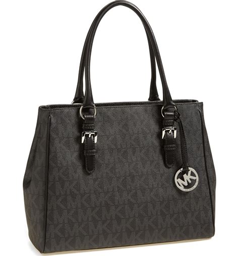 michael michael kors logo lettering jet set medium tote bag|Michael Kors carryall.